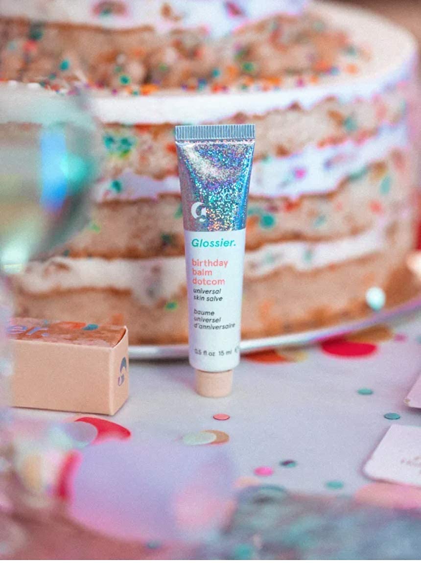 Glossier Balm Dotcom Birthday 15ml - Acne Skin Moisturizer for Adults